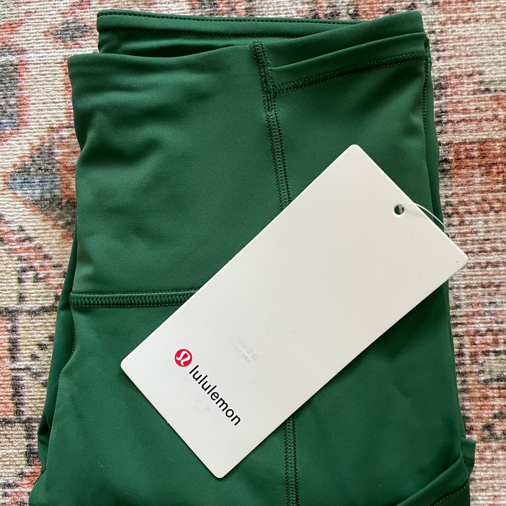 Lululemon Fast and Free 25” Size 4 Everglade Green